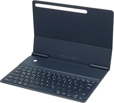 Samsung Book Cover Keyboard Slim EF-DT730 für das Galaxy Tab S7+ | Tab S7 FE, Black, 12,4 Zoll