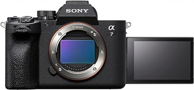 Sony Alpha 7 IV | Spiegellose Vollformatkamera für Experten (33 Megapixel, Echtzeitfokus, Burst mit 10 Bildern pro Sekunde, 4K 60p-Video, einstellbarer Voll-Touchscreen)