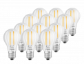 12x Ledvance LED-Lampe Smart+ Filament WiFi Classic A 60 | 6 W | E27 | dimmbar