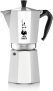 Bialetti – Moka Express: Icónica Cafetera Italiana para Espresso, Auténtico Café Italiano, Cafetera Moka 12 Tazas (670 Ml), Aluminio, Plata