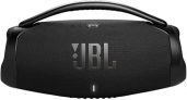 JBL Boombox 3 Wifi Altavoz Bluetooth inalámbrico, resistente al agua y al polvo IP67, con batería de hasta 24 horas de duración, en negro